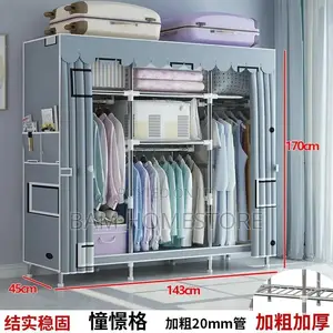 Collapsible Wadrobe-Kabati Ya Chuma 3 Doors