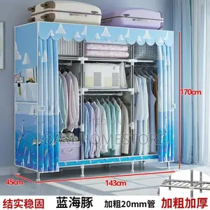 Collapsible Wadrobe-Kabati Ya Chuma 3 Doors