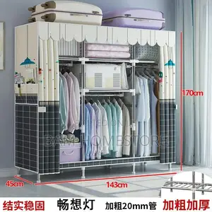 Collapsible Wadrobe-Kabati Ya Chuma 3 Doors