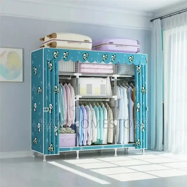 Collapsible Wadrobe-Kabati Ya Chuma 3 Doors