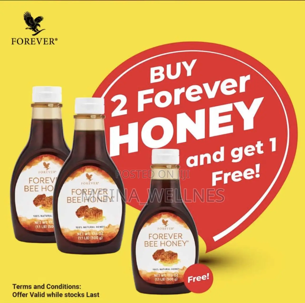 Forever Bee Honey Buy 2 and Get 1 for Free