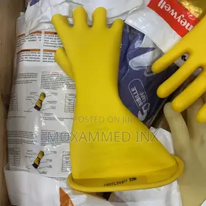 Electrical HT Rubber Hand Gloves