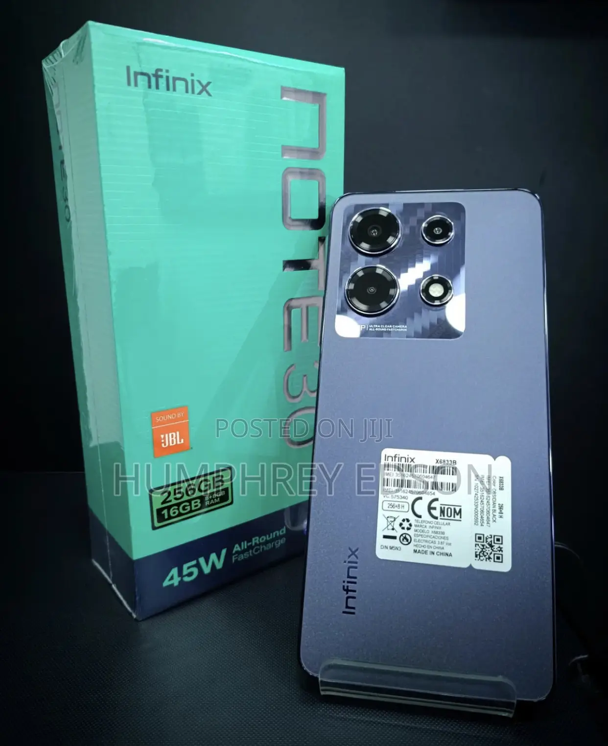New Infinix Note 30 256 GB Blue