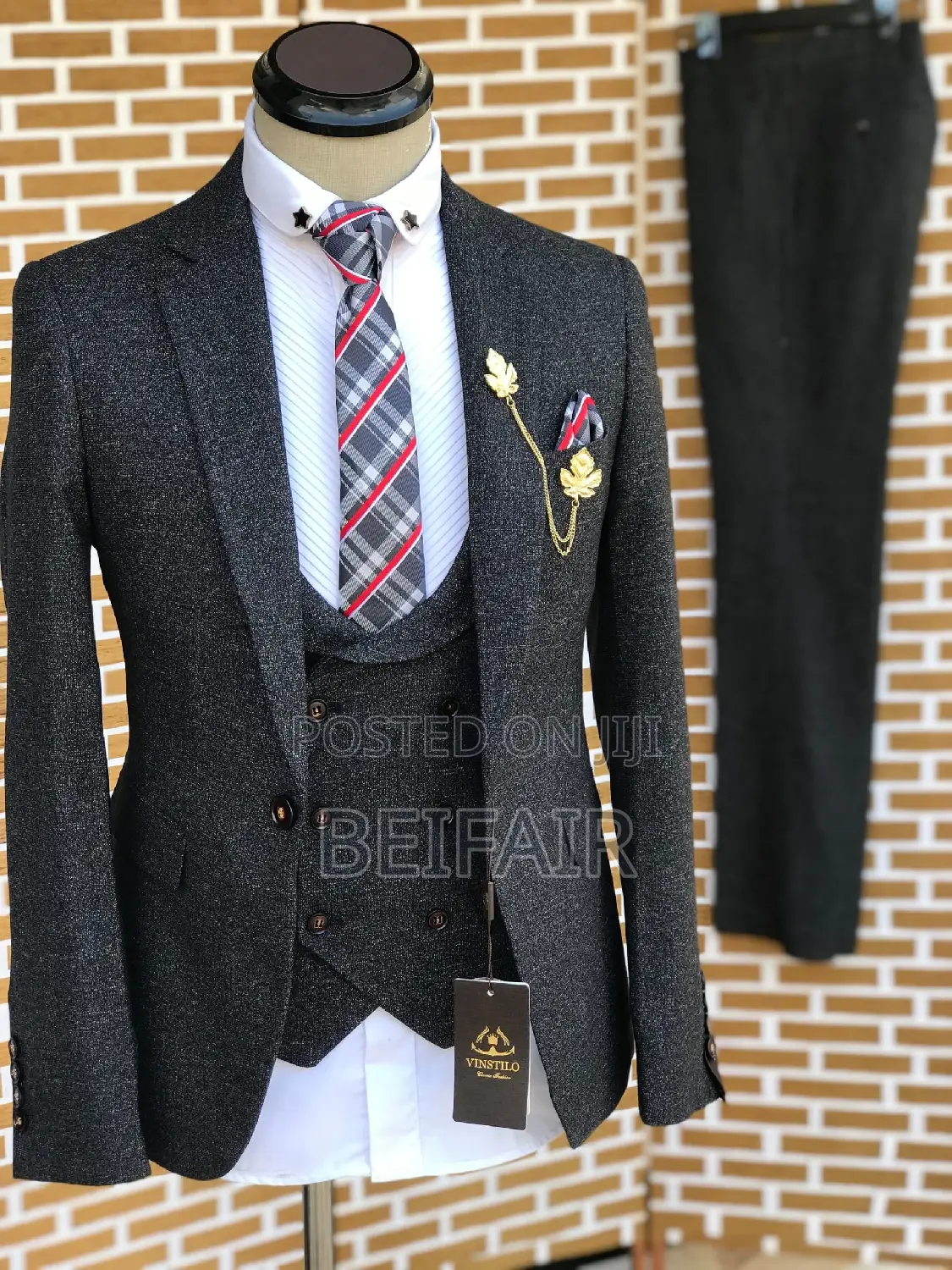Suti Za Kiume | Men's Suits | Charcoal Gray