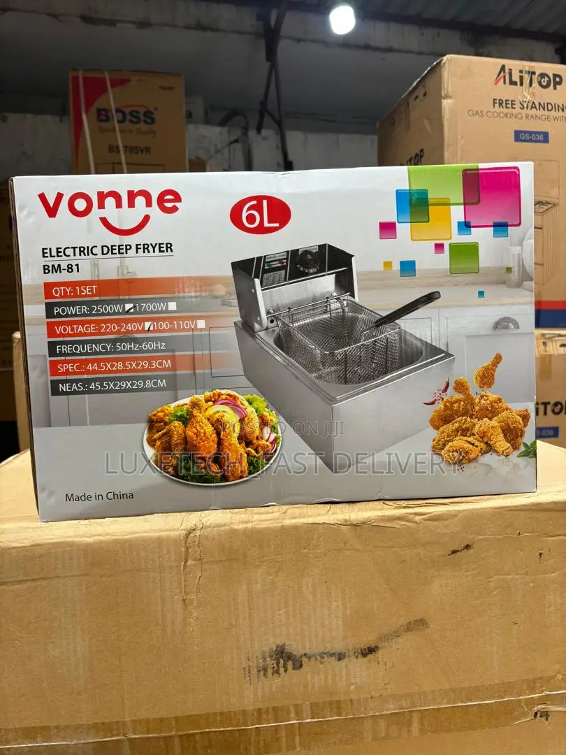 Vonne Deep Fryer 6 Litres