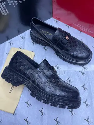 Loafers Boots Black Full Louis Vuitton Original