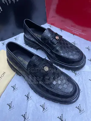 Loafers Boots Black Full Louis Vuitton Original