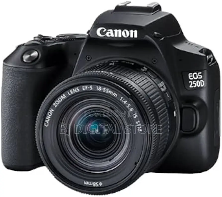 Canon EOS 250 DSLR Camera With 18-135mm Lens