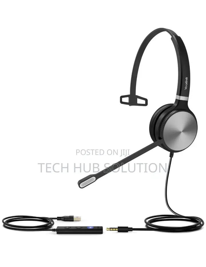 Yealink Usb Wired Headset Uh34 Lite Mono Uc