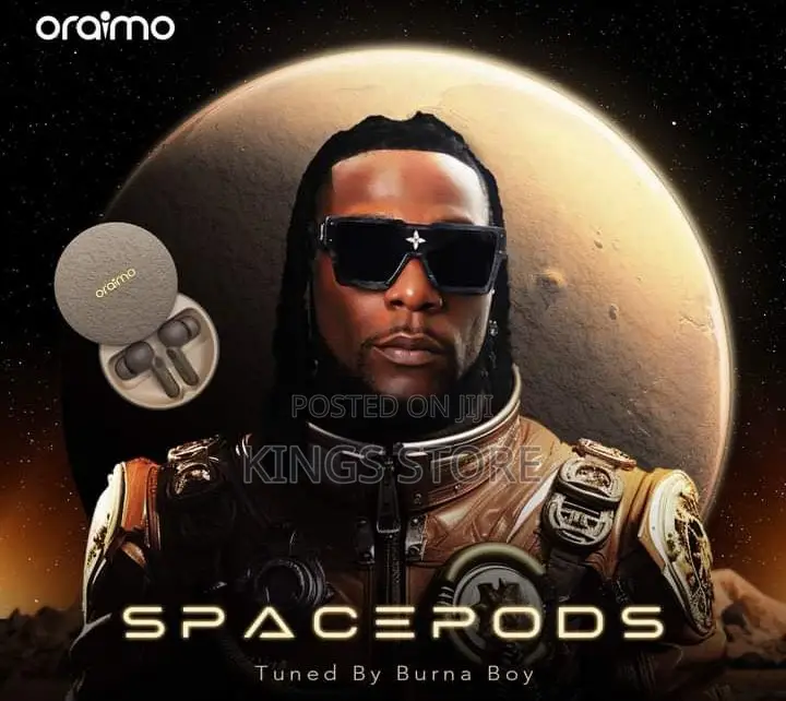 Oraimo Spacepods X Burna Boy ANC True Wireless Earbuds