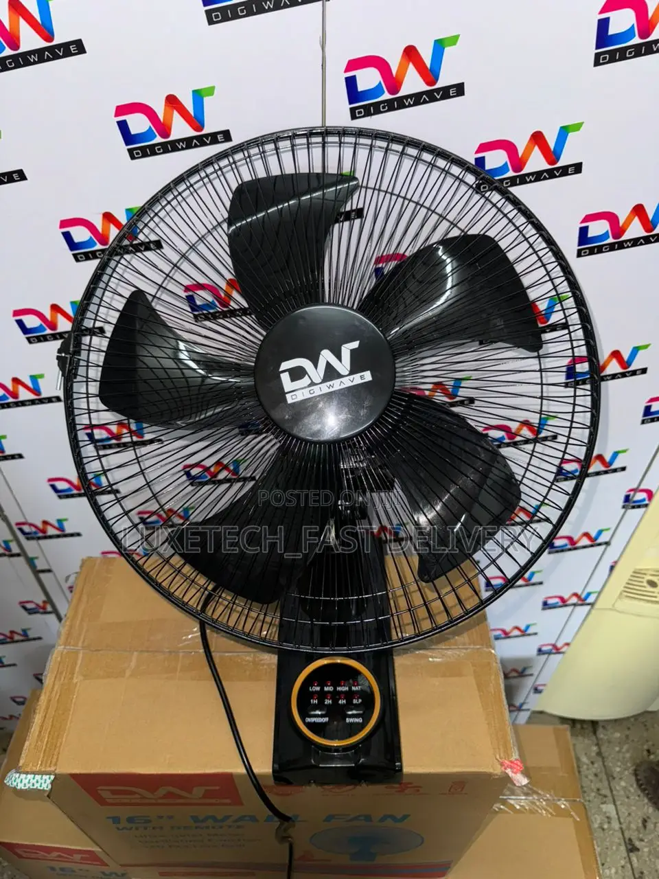 Digiwave 16 Inches Wall Fan With Remote Control Best Quality