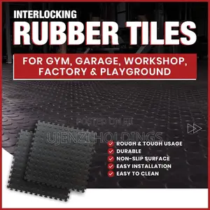 Rubber Tiles for Gym and Godown Use. Heavy Duty Quality.