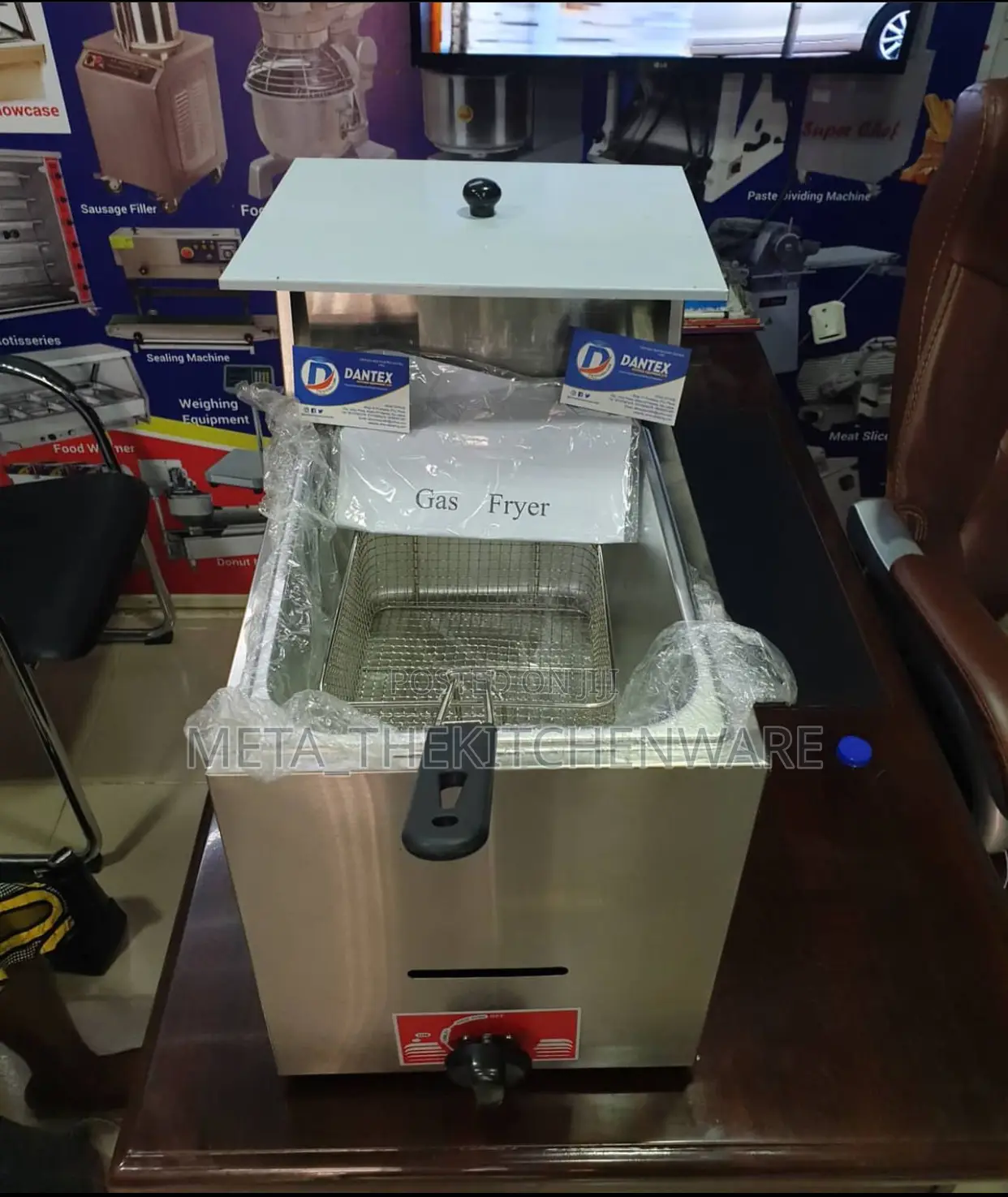 Generic Commercial Gas Single Deep Fryer 6l