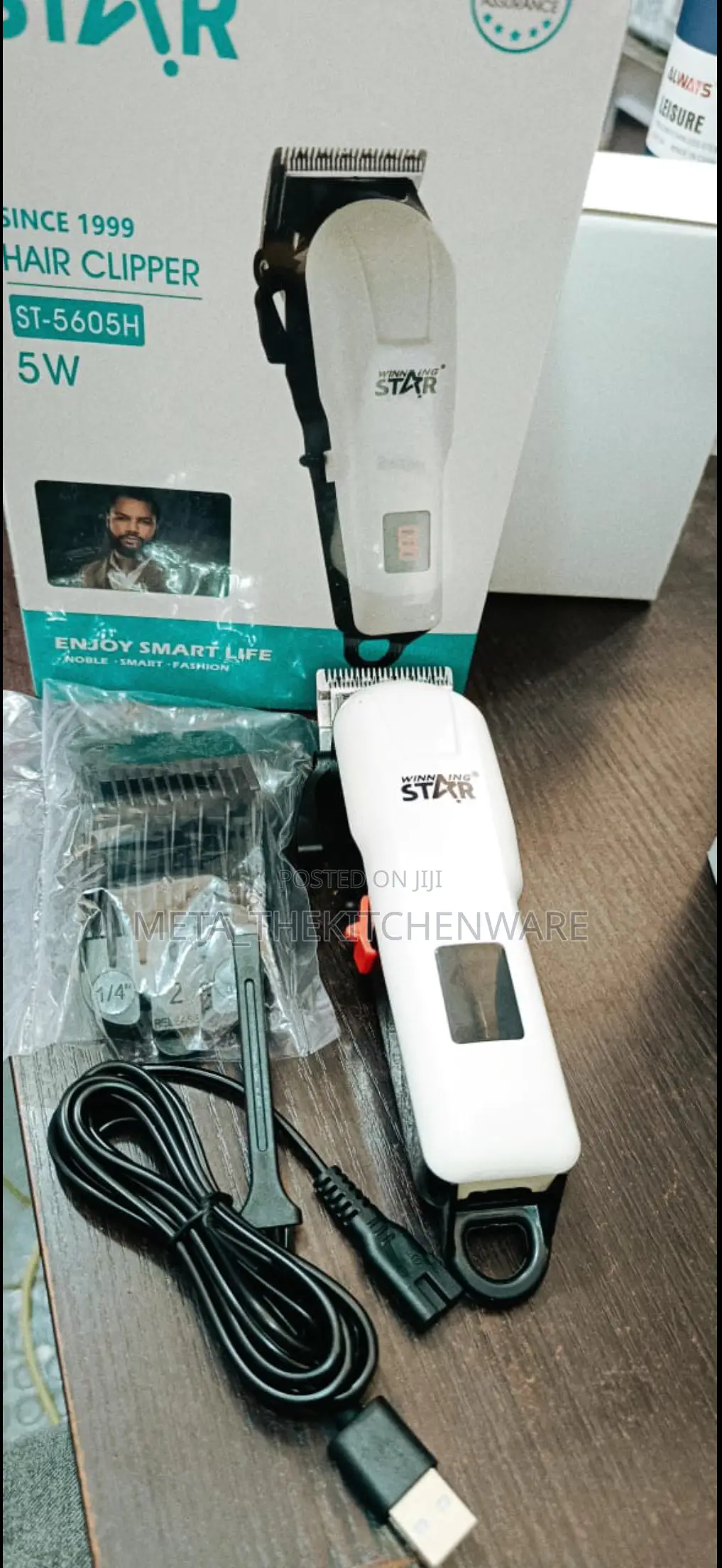 Winning Star Rechargeable Hair Clipper (St - 5605H) 5W