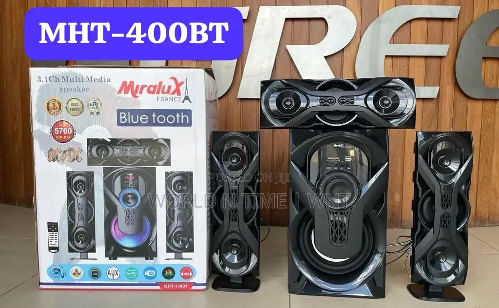 Miralux MHT-400bt 3.1 CH Multi Media Speaker.