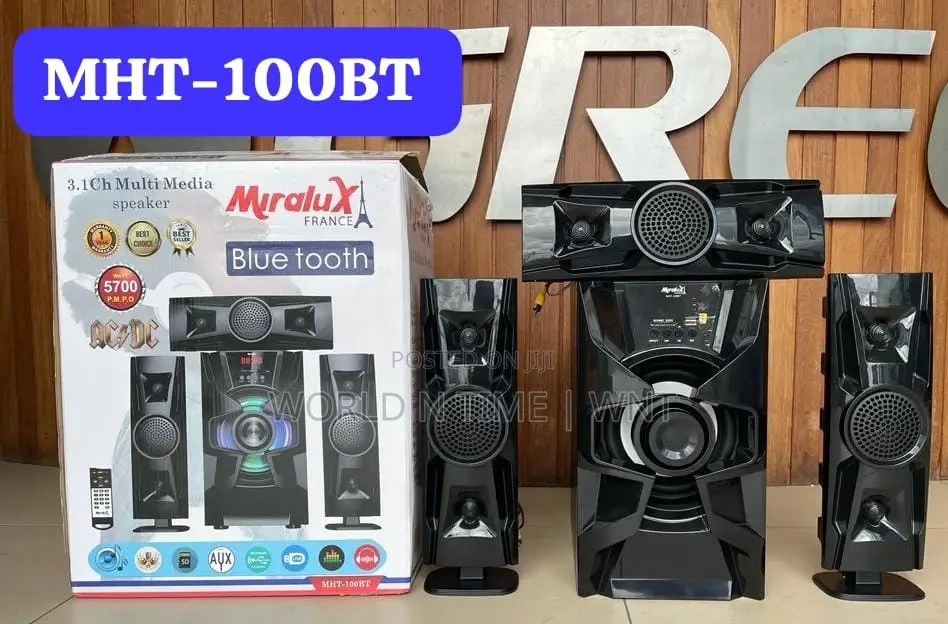 Miralux MHT-100bt 3.1 CH Multi Media Speaker.