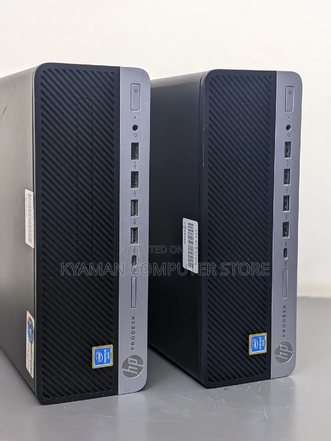 Desktop Computer HP ProDesk 600 G3 8GB Intel Pentium SSD 256GB