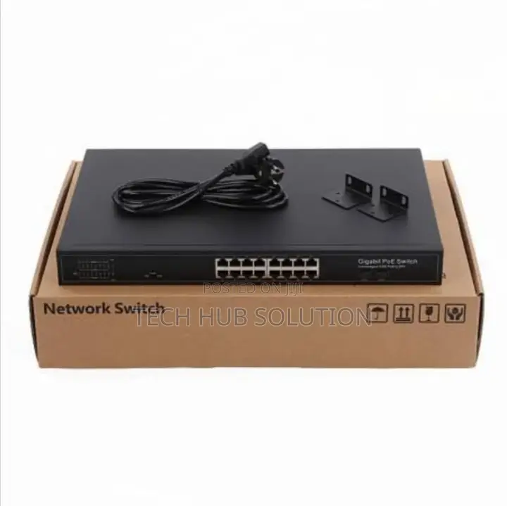 16 Port Poe Switch Unmanaged Ethernet