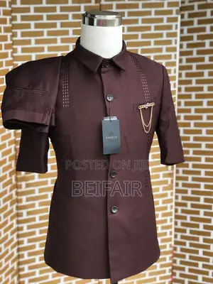 Kaunda Suti Za Kiume | Men's Kaunda Suits | Mikono Mifupi