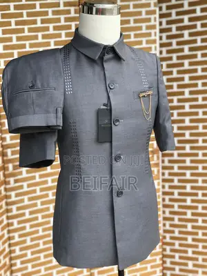 Kaunda Suti Za Kiume | Men's | Mikono Mifupi | Short Sleeves