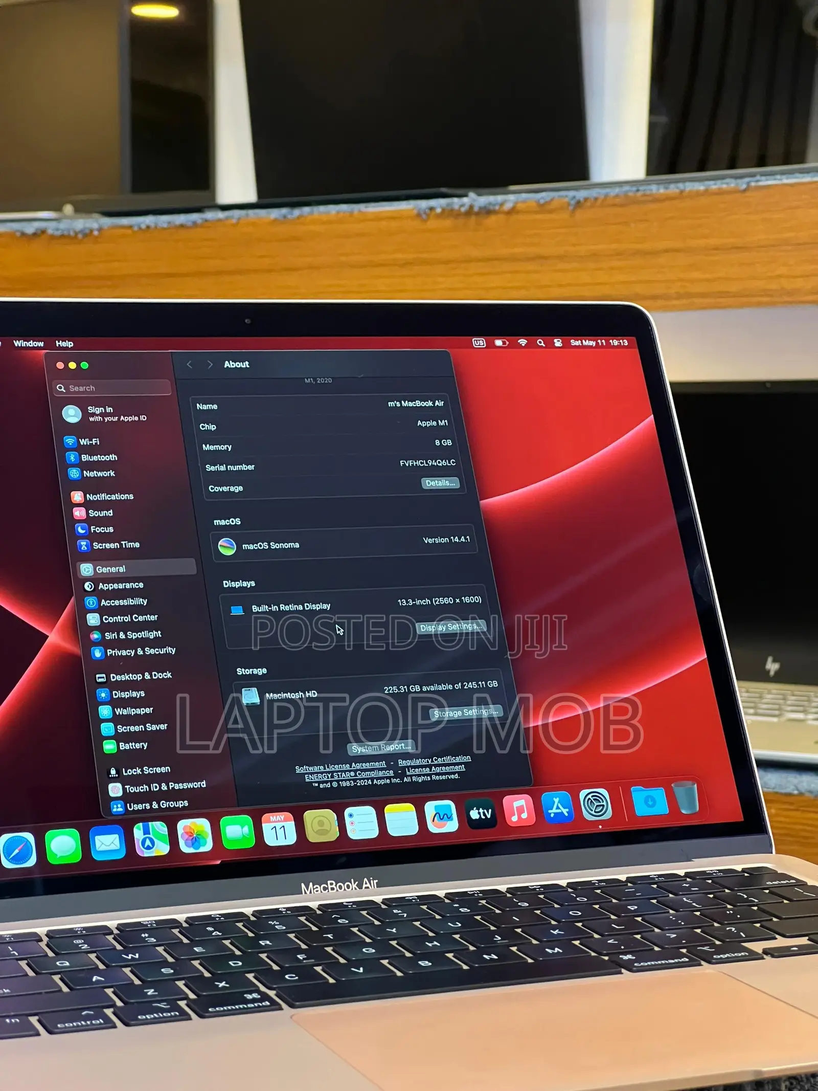 Laptop Apple MacBook Air 2020 M1 8GB Apple M1 SSD 256GB