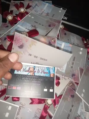 Transparent Wedding Cards