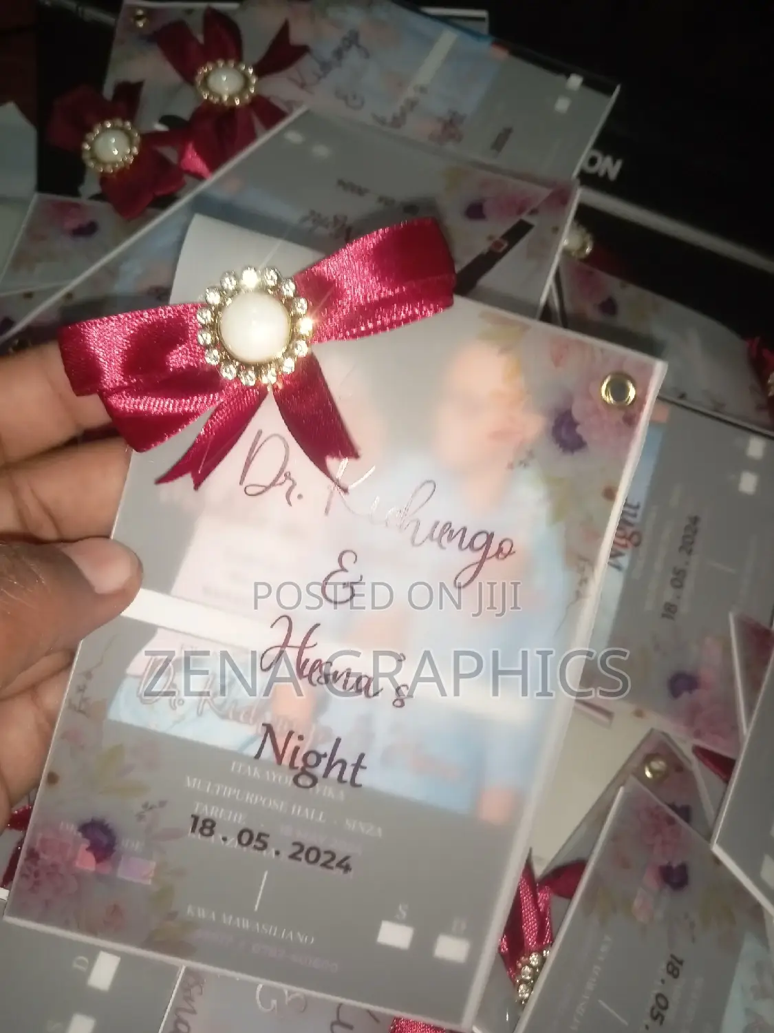 Transparent Wedding Cards
