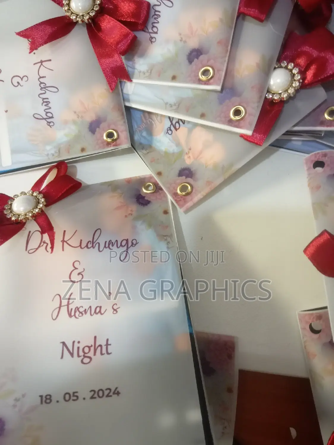 Transparent Wedding Cards