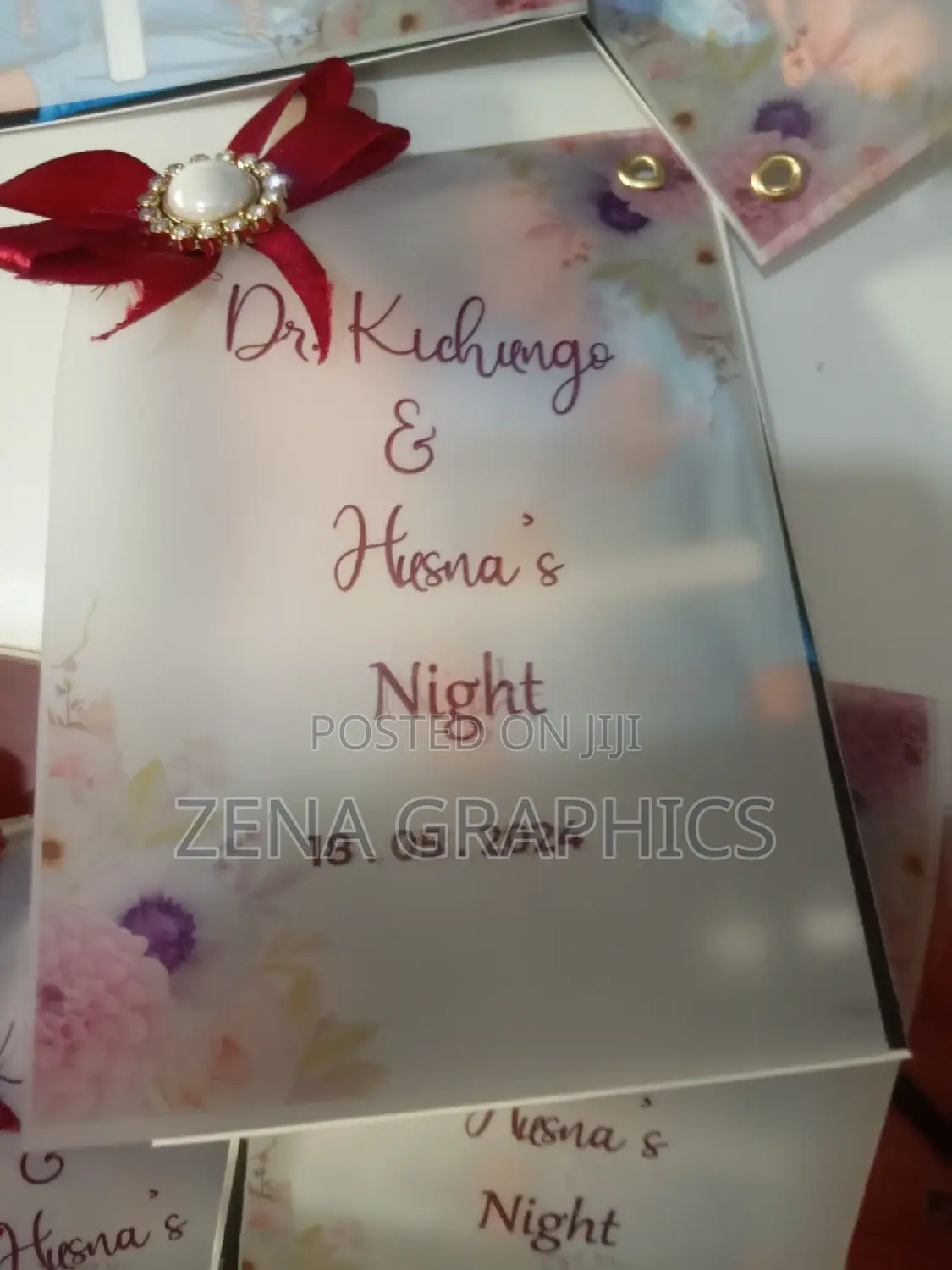 Transparent Wedding Cards