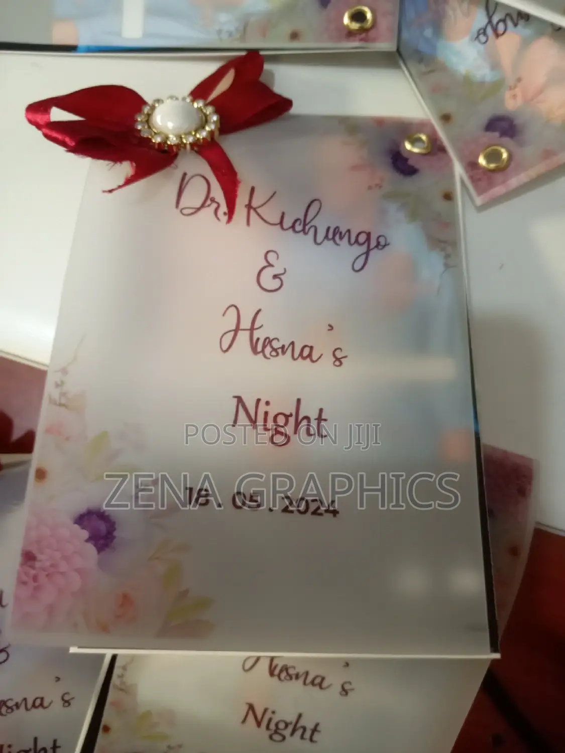 Transparent Wedding Cards