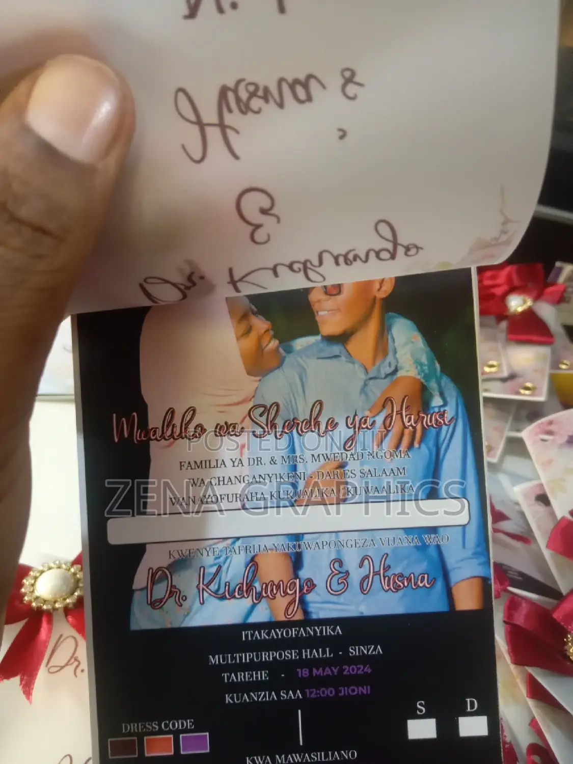 Transparent Wedding Cards