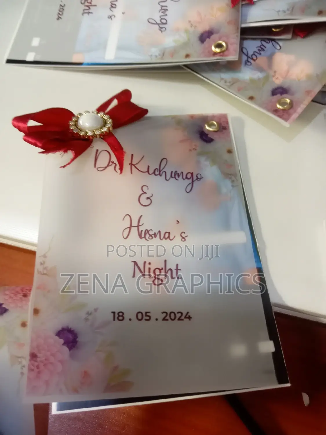 Transparent Wedding Cards