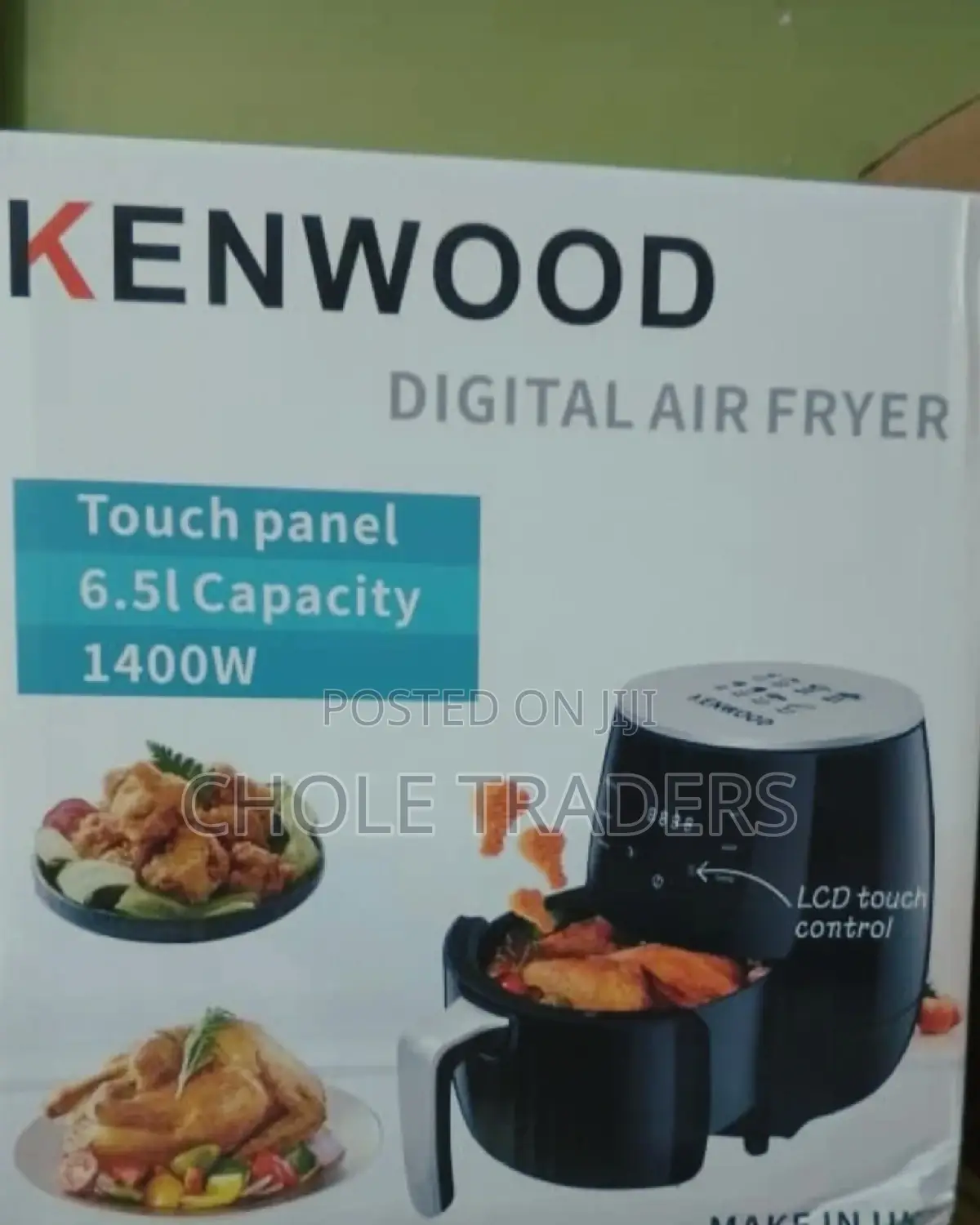 6.5L Kenwood Digital Air Fryer (Touch Panel)