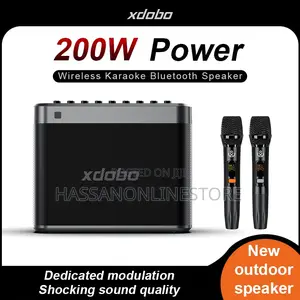 XDOBO TUNER Portable Bluetooth Karaoke Speaker With 2 Mics