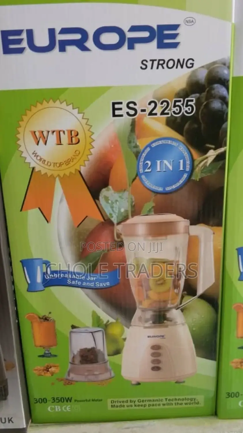 2 in 1 Blender With Unbreakable Jar