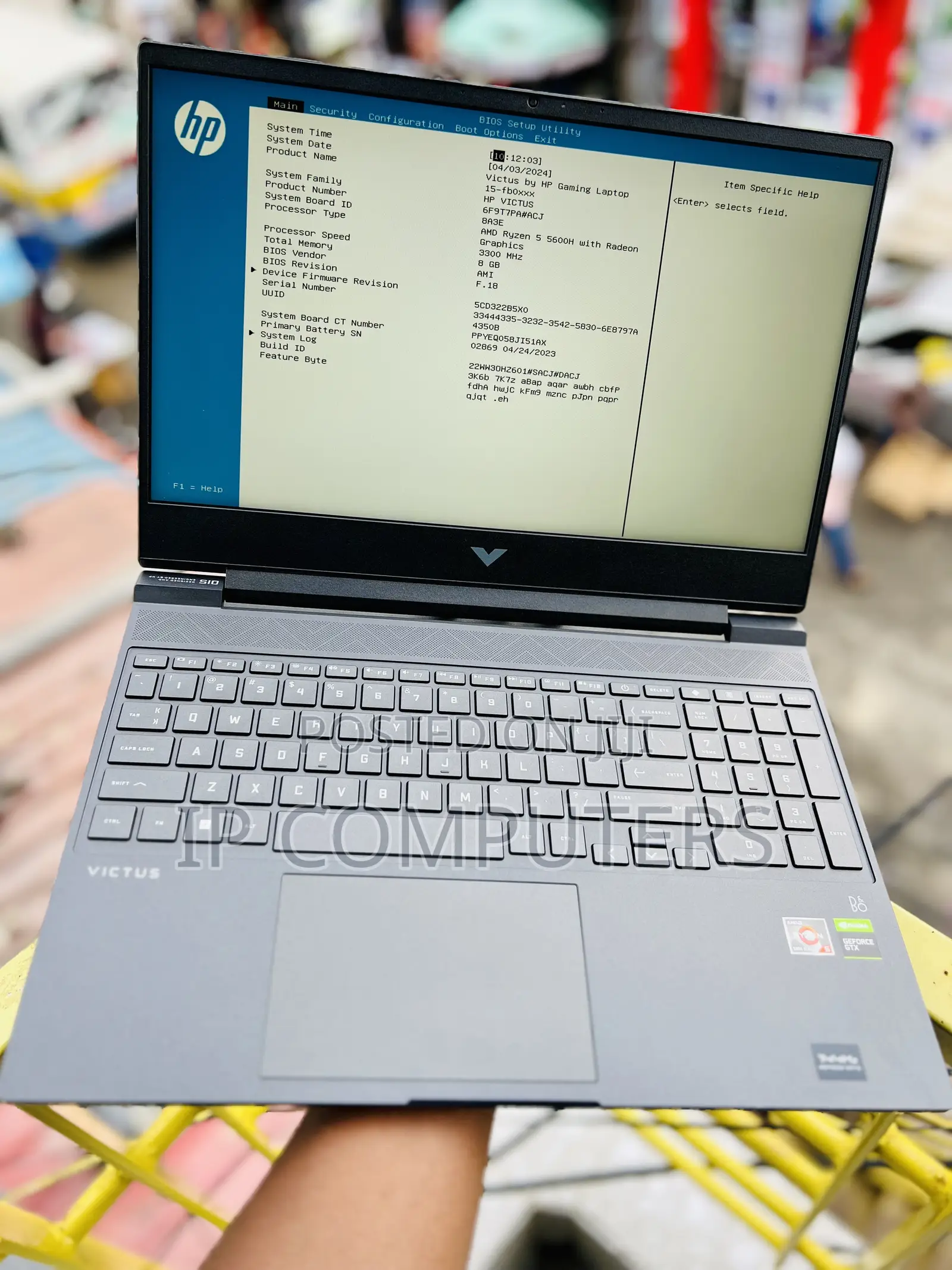 New Laptop HP Victus 15 8GB AMD Ryzen 5 SSD 512GB