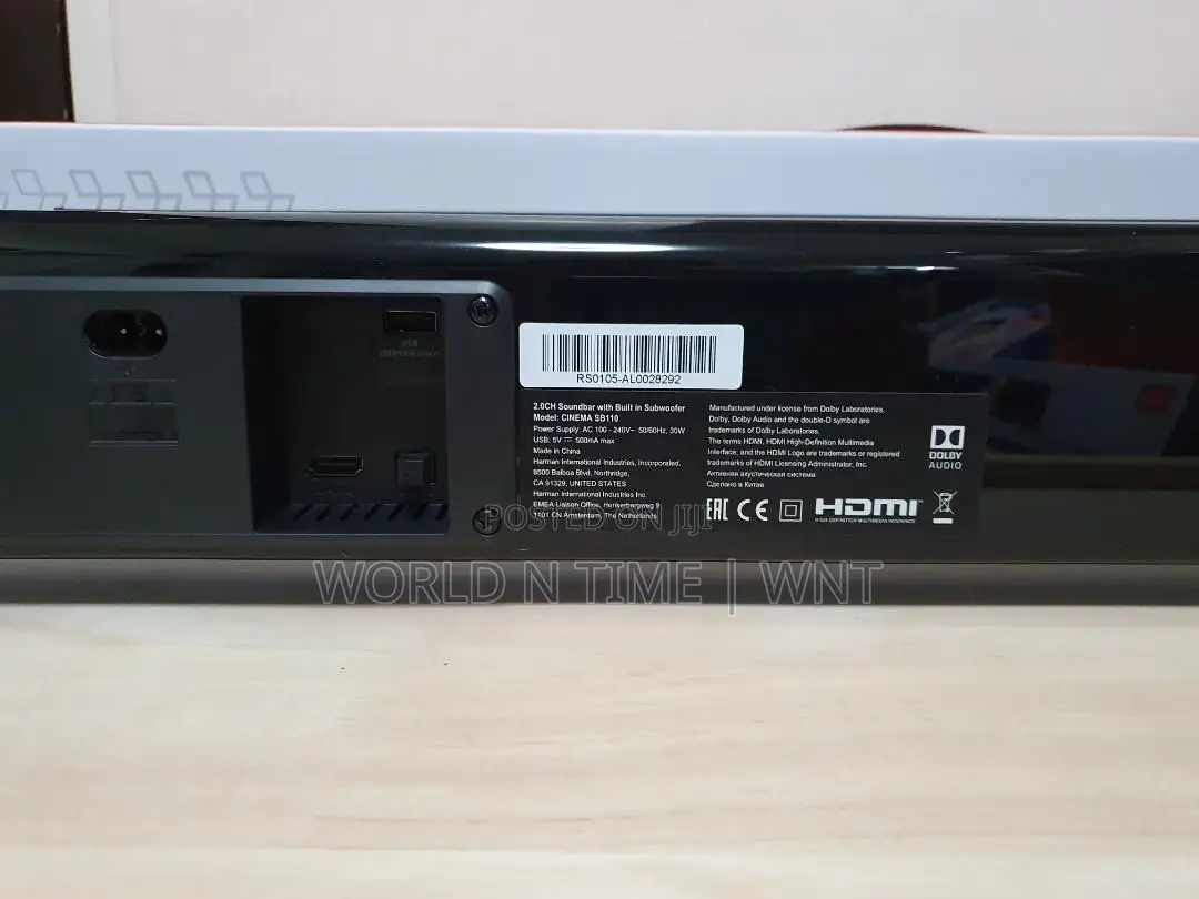 JBL Singlebar Cinema SB110 | 2.0 Channel Soundbar