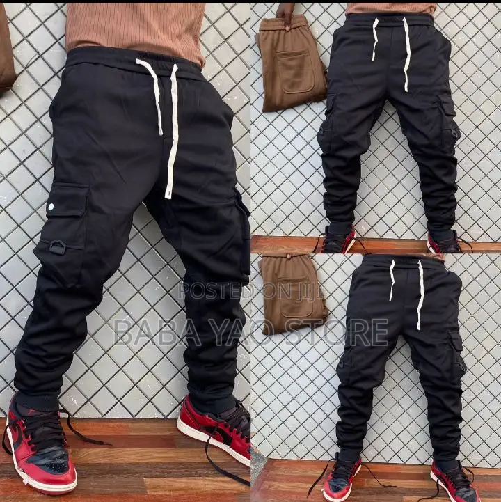 Male's Jogger Cargo Pants/Sports and Street Wear/Stretching