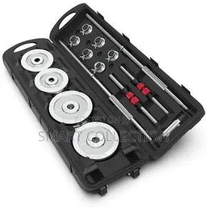 50kg Set Of Barbell/Dumbbell York Chrome Set