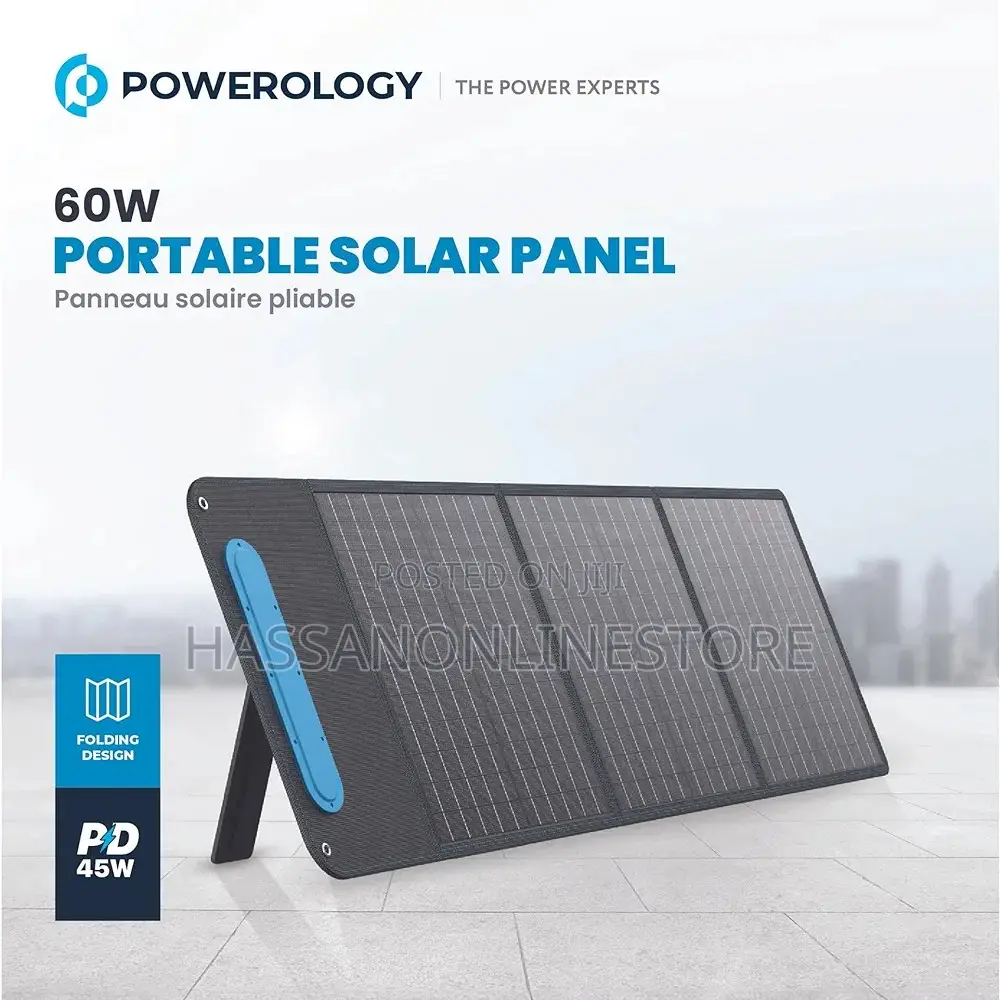 Powerology 60W Portable Solar Pane
