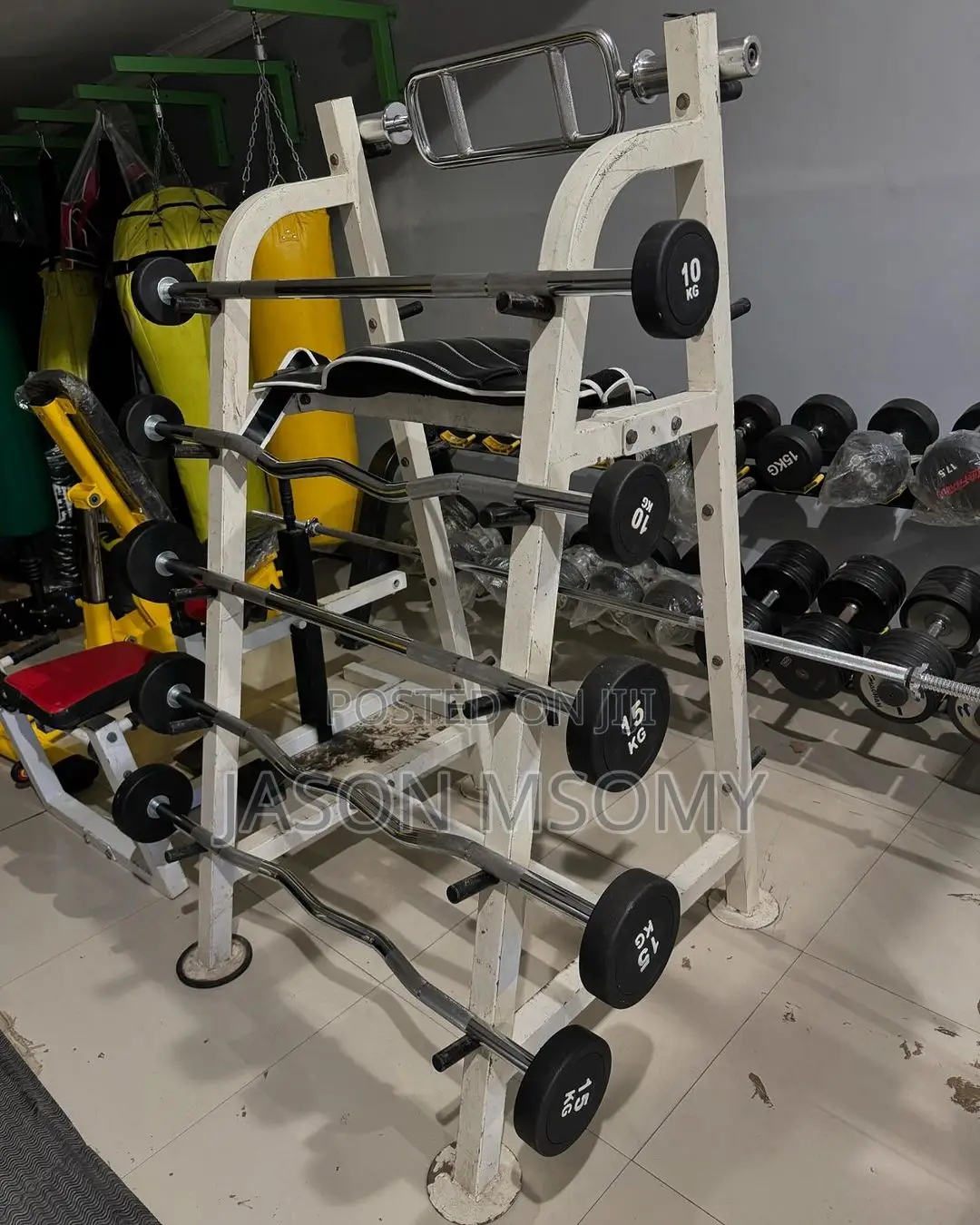 Fixed Rubber Barbel