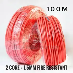 Photo - 2 Core 100m Fire Resistant Cable 1.5mm2