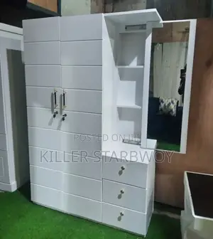 Kabati Milango Miwili Na Sehemu Ya Dressing
