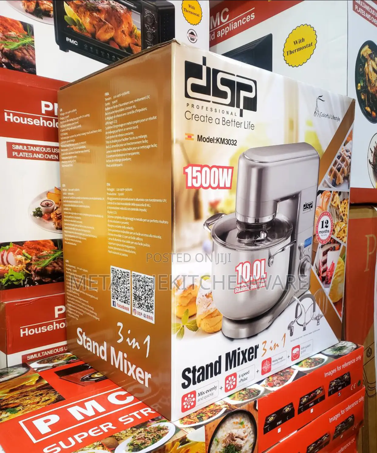 DSP Stand Mixer 3in1 10l