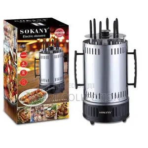 SOKANY Electric Oven Home Grill Rotating Barbecue Skewer