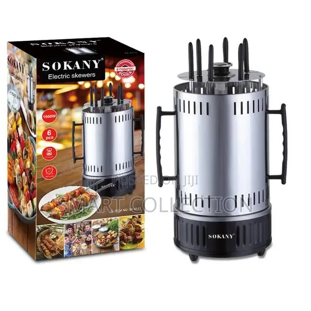 SOKANY Electric Oven Home Grill Rotating Barbecue Skewer