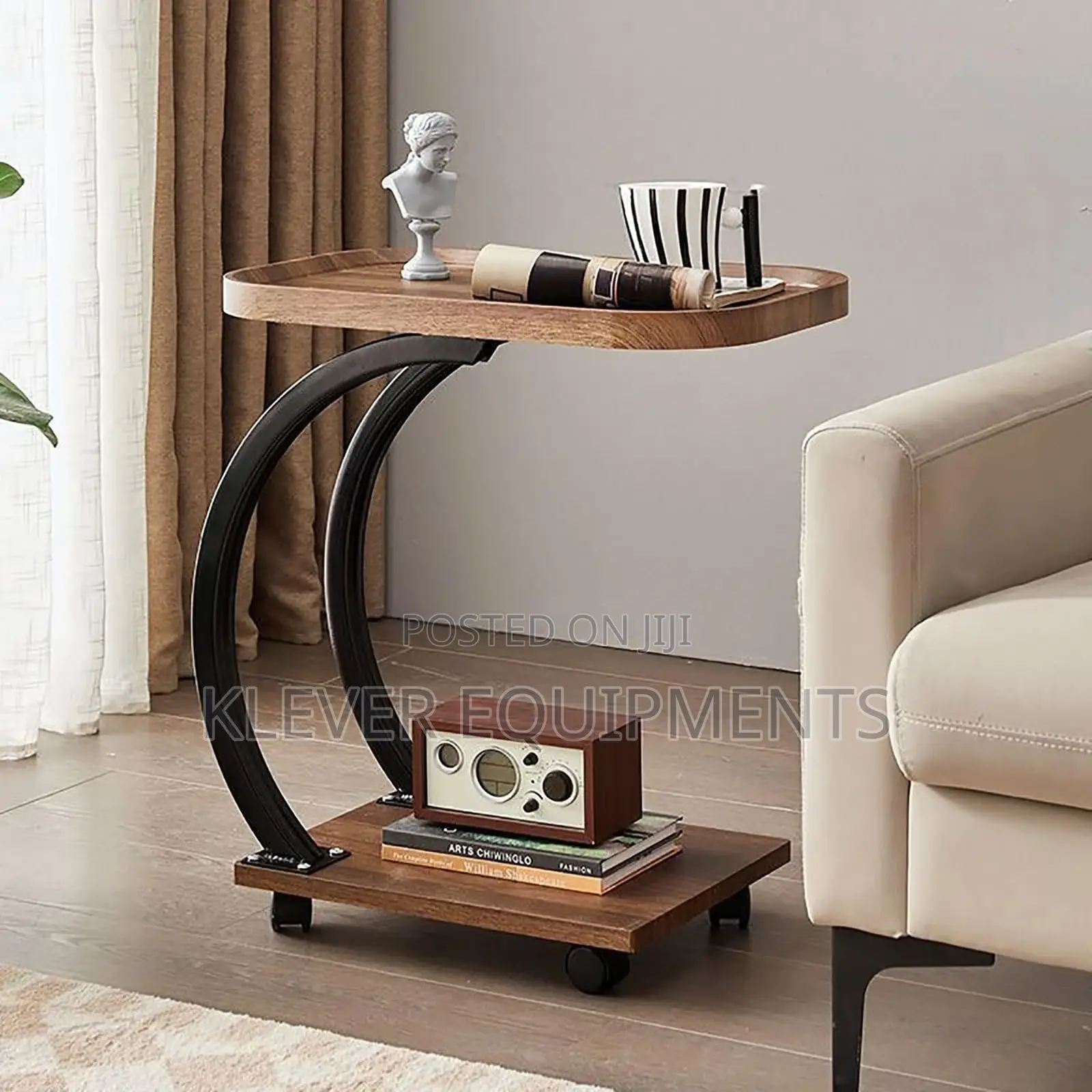 Modern Side Table With Bold Frame