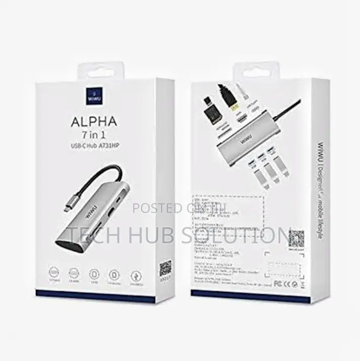 7 in 1 WIWU Alpha USB - C Hub