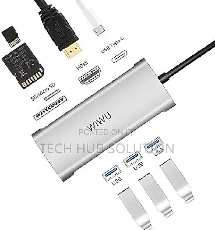 7 in 1 WIWU Alpha USB - C Hub