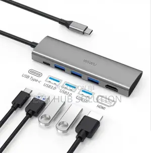 5 in 1 Wiwu Alpha USB-C Hub